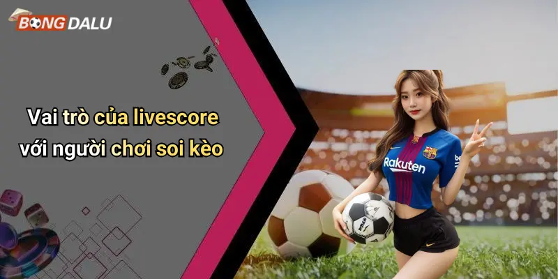 Vai trò của livescore với người chơi soi kèo