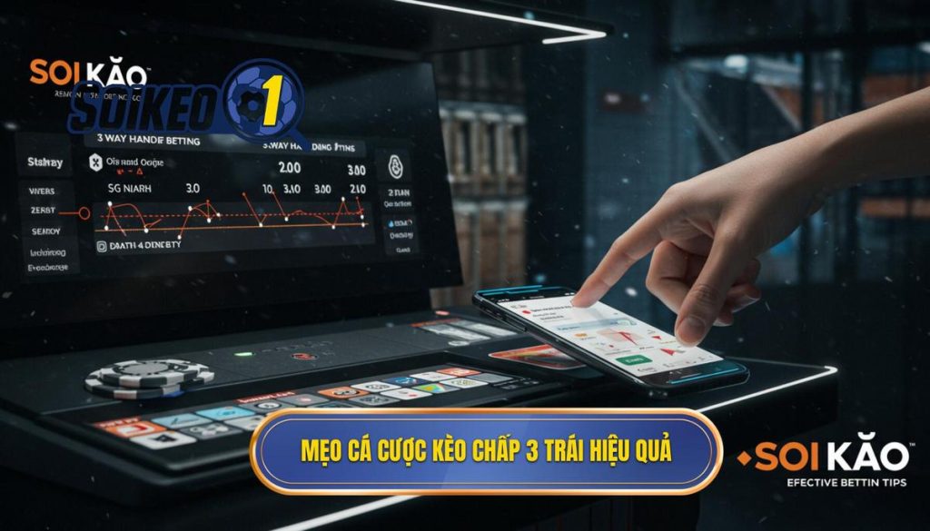 Mẹo cá cược kèo chấp 3 trái hiệu quả
