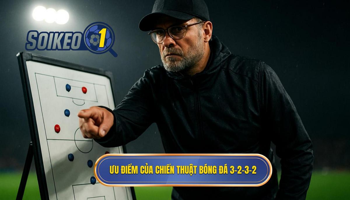 Ưu Điểm Nổi Bật của Chiến thuật bóng đá 3-2-3-2