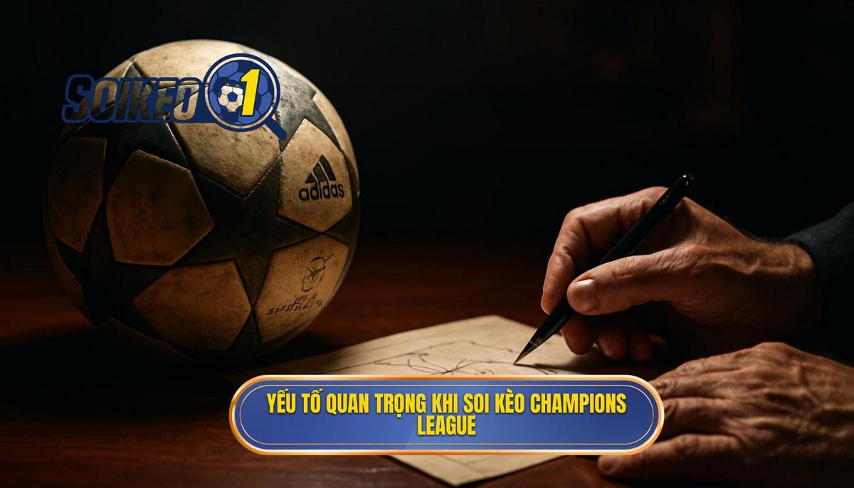 Phân tích các yếu tố then chốt khi soi kèo Champions League