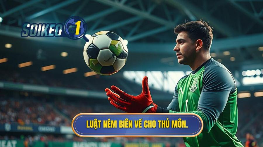1. Luật ném biên về cho thủ môn.