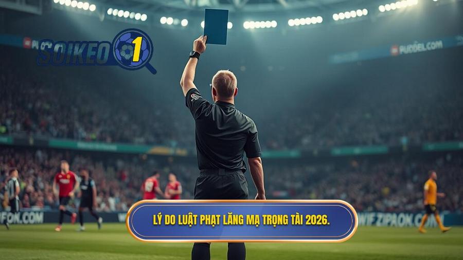 1. Lý do luật phạt lăng mạ trọng tài 2026.
