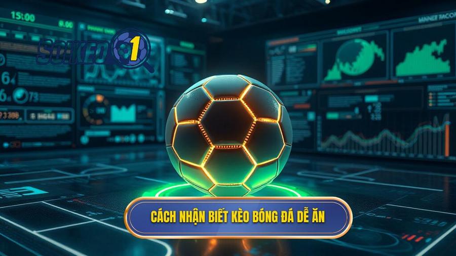 1. Cách nhận biết kèo bóng đá dễ ăn