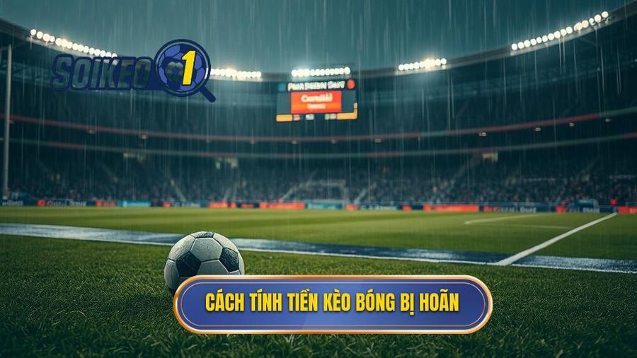 2. Cách tính tiền kèo bóng bị hoãn