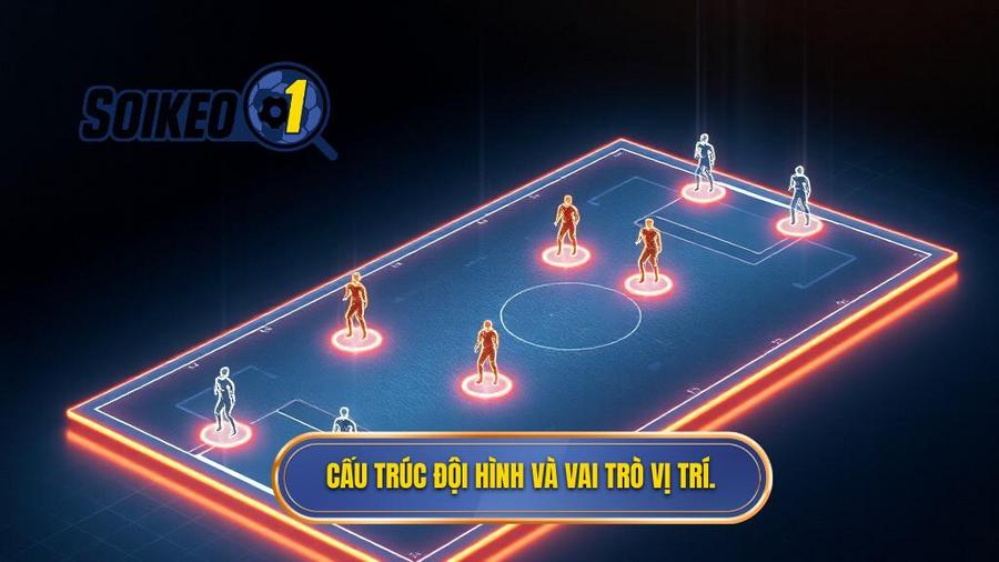 Cấu trúc đội hình và vai trò vị trí