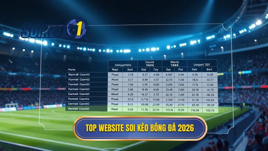 3. Top website soi kèo bóng đá 2026